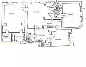 three bedrooms in walking center